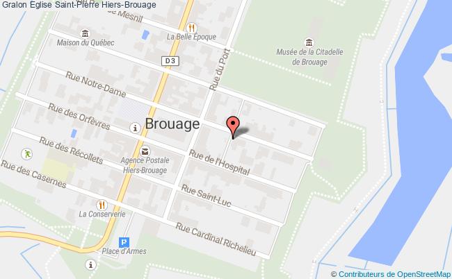 plan Eglise Saint-pierre Hiers-brouage Hiers-Brouage