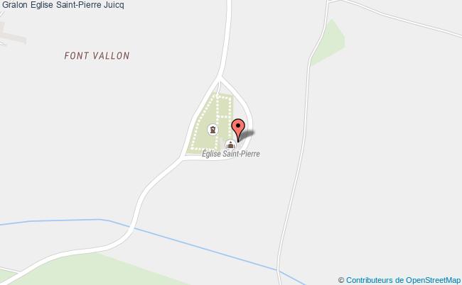 plan Eglise Saint-pierre Juicq Juicq