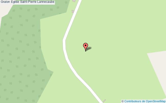 plan Eglise Saint-pierre Lannecaube Lannecaube