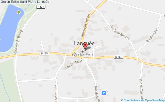 plan Eglise Saint-pierre Lanouée Lanouée