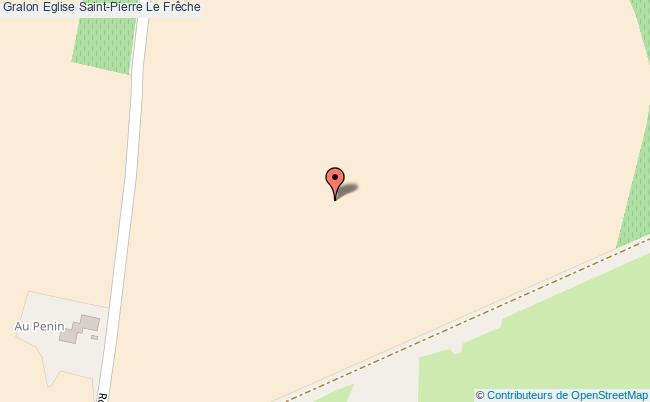 plan Eglise Saint-pierre Le Frêche Le Frêche