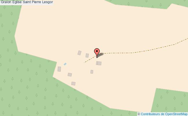 plan Eglise Saint Pierre Lesgor Lesgor