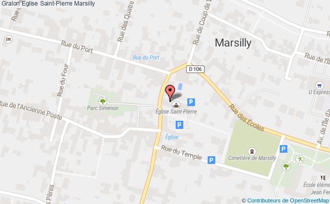 plan Eglise Saint-pierre Marsilly Marsilly