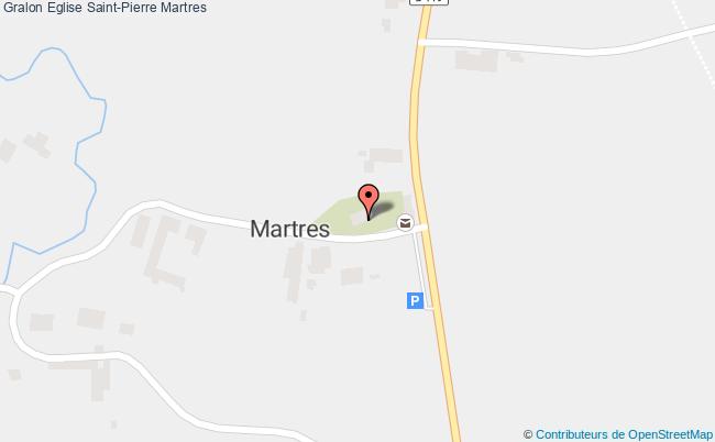 plan Eglise Saint-pierre Martres Martres