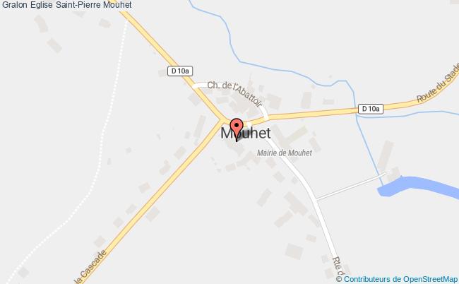 plan Eglise Saint-pierre Mouhet Mouhet