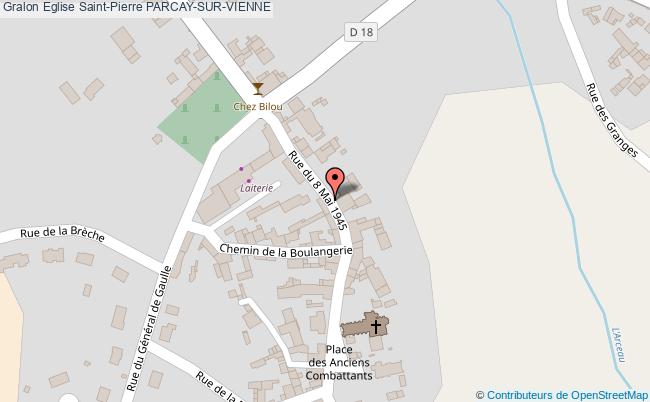plan Eglise Saint-pierre Parcay-sur-vienne PARCAY-SUR-VIENNE