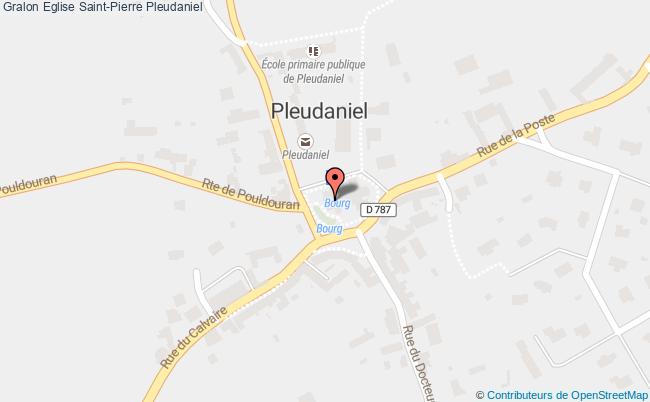 plan Eglise Saint-pierre Pleudaniel Pleudaniel