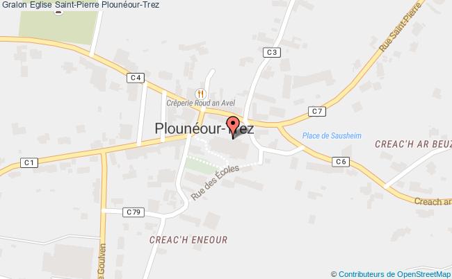 plan Eglise Saint-pierre Plounéour-trez Plounéour-Trez