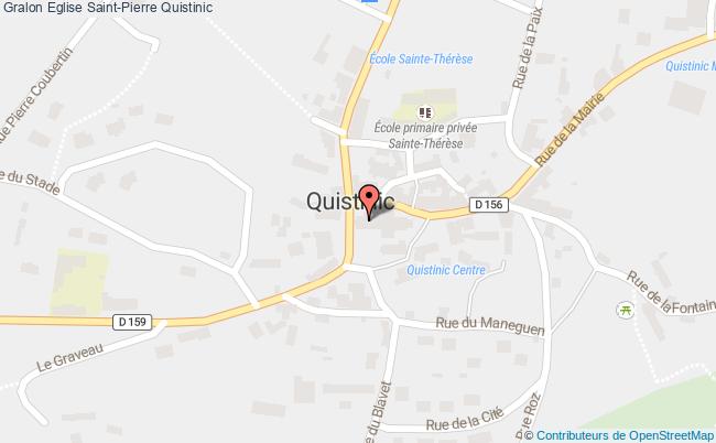 plan Eglise Saint-pierre Quistinic Quistinic