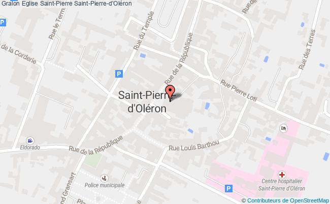 plan Eglise Saint-pierre Saint-pierre-d'oléron Saint-Pierre-d'Oléron