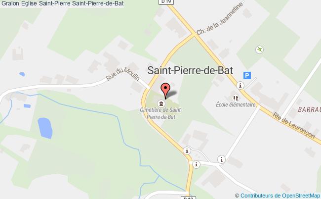 Eglise saintpierre Saintpierredebat tourisme