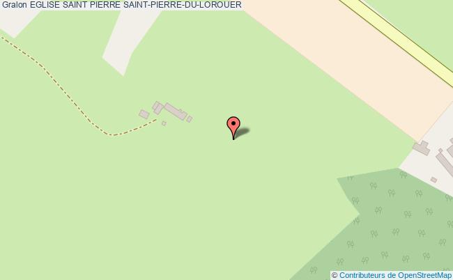 Eglise saint pierre Saintpierredulorouer tourisme Edifices et art