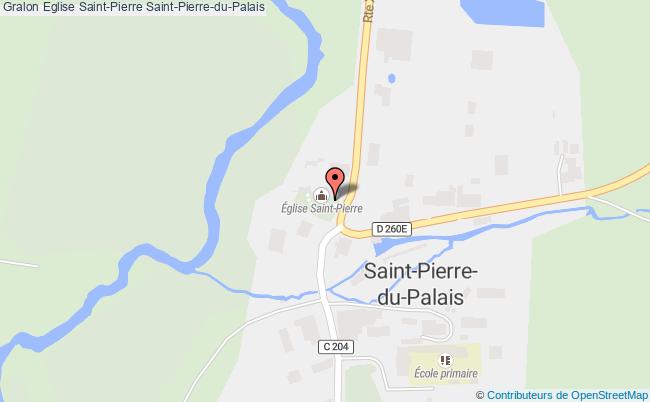 plan Eglise Saint-pierre Saint-pierre-du-palais Saint-Pierre-du-Palais