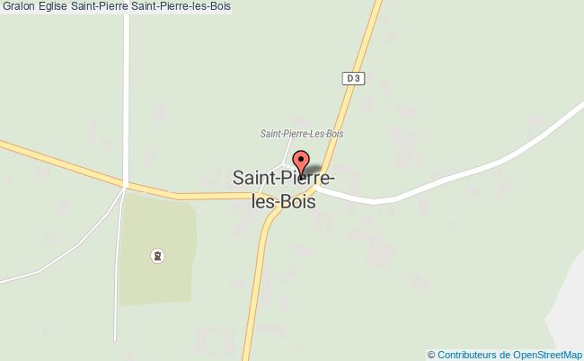 plan Eglise Saint-pierre Saint-pierre-les-bois Saint-Pierre-les-Bois