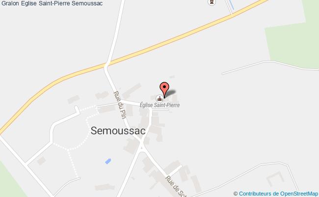 Eglise saintpierre Semoussac tourisme