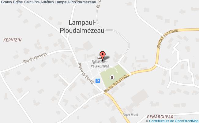 plan Eglise Saint-pol-aurélien Lampaul-ploudalmézeau Lampaul-Ploudalmézeau