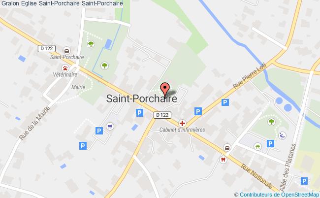 plan Eglise Saint-porchaire Saint-porchaire Saint-Porchaire