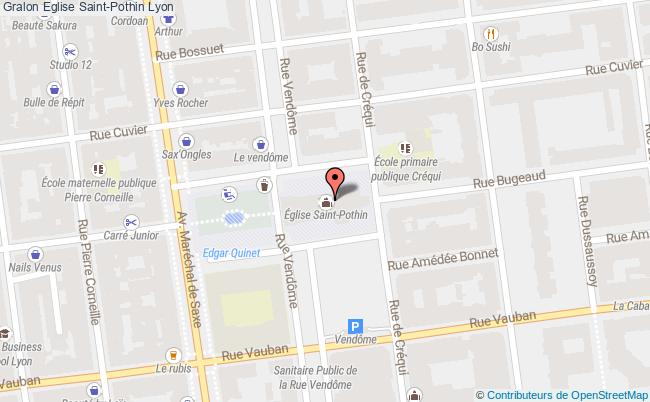 plan Eglise Saint-pothin Lyon Lyon