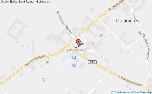 plan Eglise Saint-romain Guitinières Guitinières