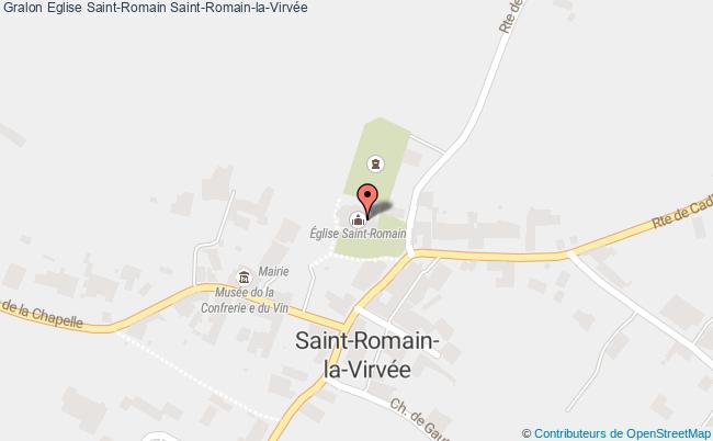 plan Eglise Saint-romain Saint-romain-la-virvée Saint-Romain-la-Virvée