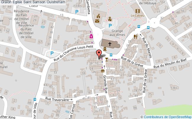 plan Eglise Saint Samson Ouistreham Ouistreham