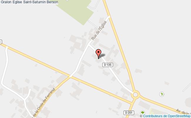 plan Eglise Saint-saturnin Berson Berson