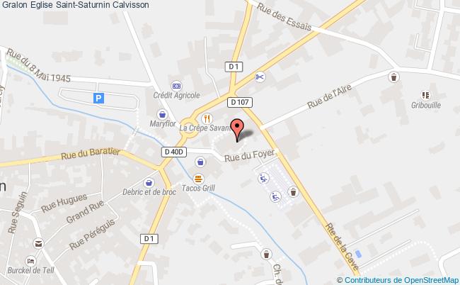 plan Eglise Saint-saturnin Calvisson Calvisson