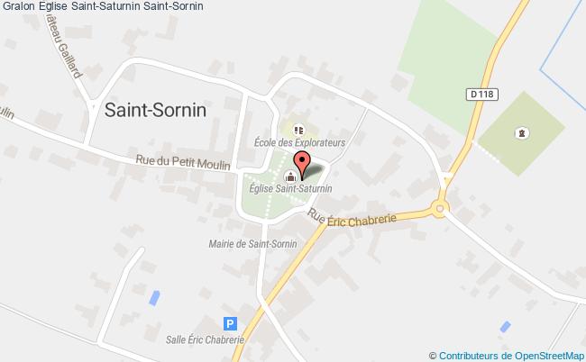 plan Eglise Saint-saturnin Saint-sornin Saint-Sornin