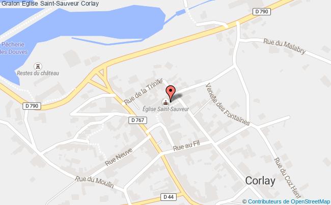 plan Eglise Saint-sauveur Corlay Corlay