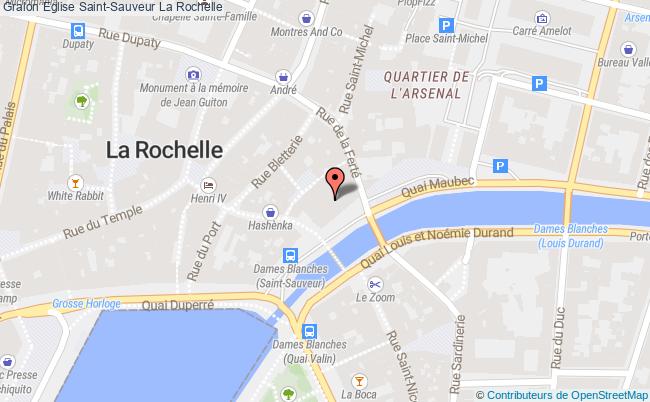 plan Eglise Saint-sauveur La Rochelle La Rochelle