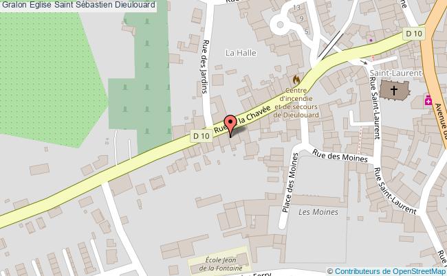 plan Eglise Saint Sébastien Dieulouard Dieulouard