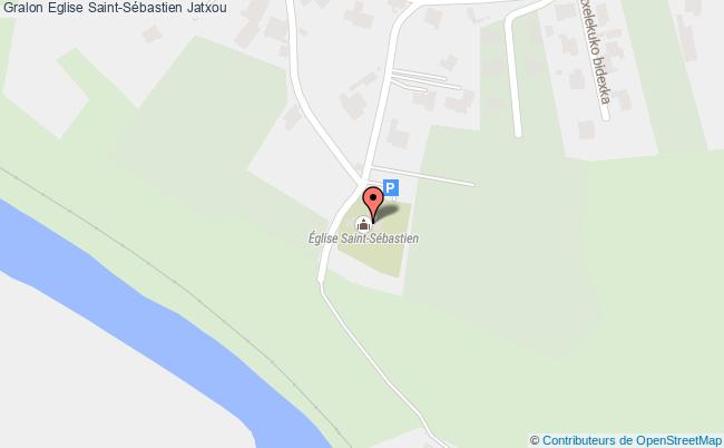 plan Eglise Saint-sébastien Jatxou Jatxou