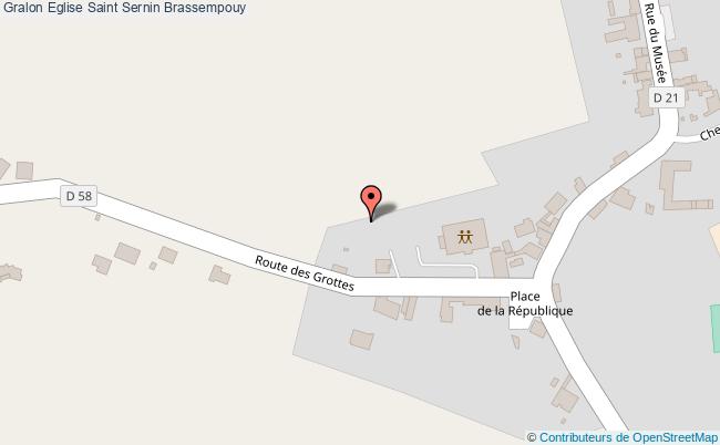 plan Eglise Saint Sernin Brassempouy Brassempouy