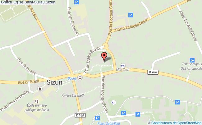 plan Eglise Saint-suliau Sizun Sizun