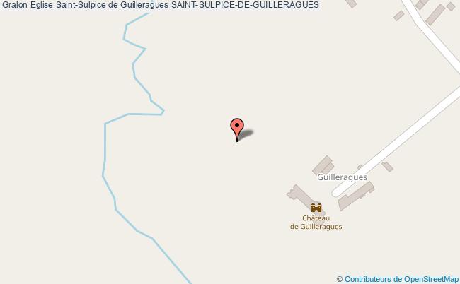 plan Eglise Saint-sulpice De Guilleragues Saint-sulpice-de-guilleragues SAINT-SULPICE-DE-GUILLERAGUES