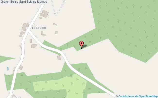 plan Eglise Saint Sulpice Marnac Marnac