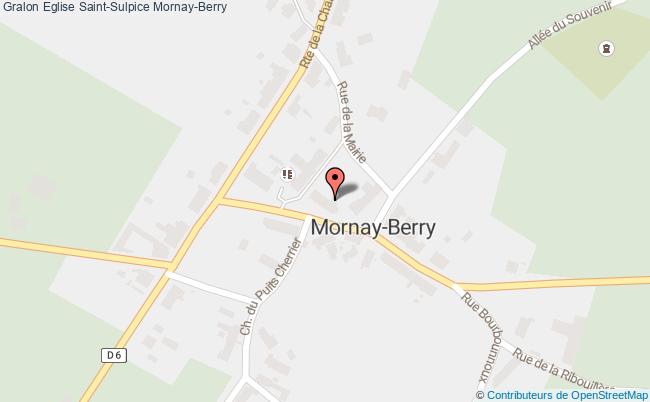 plan Eglise Saint-sulpice Mornay-berry Mornay-Berry