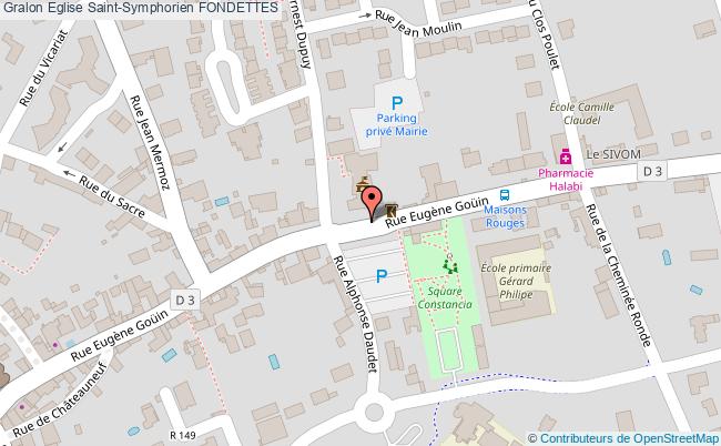 plan Eglise Saint-symphorien Fondettes FONDETTES