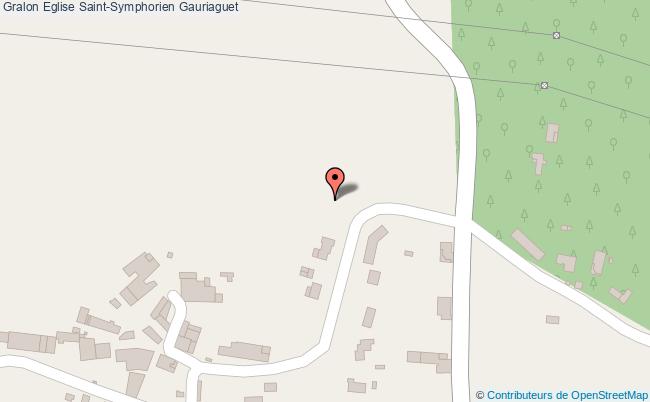 plan Eglise Saint-symphorien Gauriaguet Gauriaguet