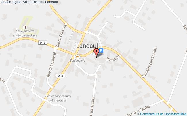 plan Eglise Saint-théleau Landaul Landaul