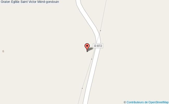 plan Eglise Saint Victor Ménil-gondouin Ménil-gondouin