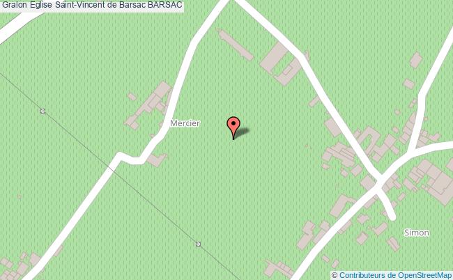 plan Eglise Saint-vincent De Barsac Barsac BARSAC