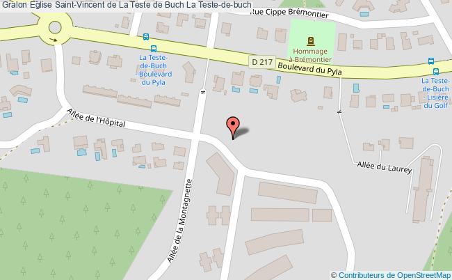 plan Eglise Saint-vincent De La Teste De Buch La Teste-de-buch La Teste-de-buch