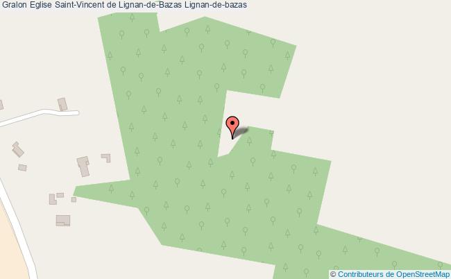 plan Eglise Saint-vincent De Lignan-de-bazas Lignan-de-bazas Lignan-de-bazas