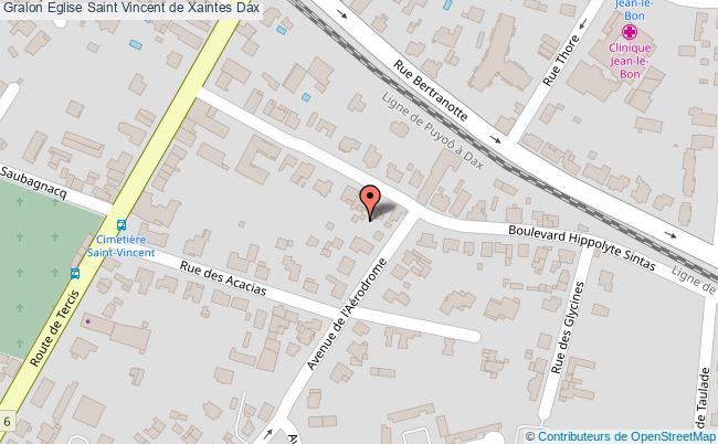 plan Eglise Saint Vincent De Xaintes Dax Dax