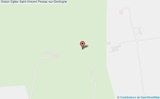 plan Eglise Saint-vincent Pessac-sur-dordogne Pessac-sur-Dordogne