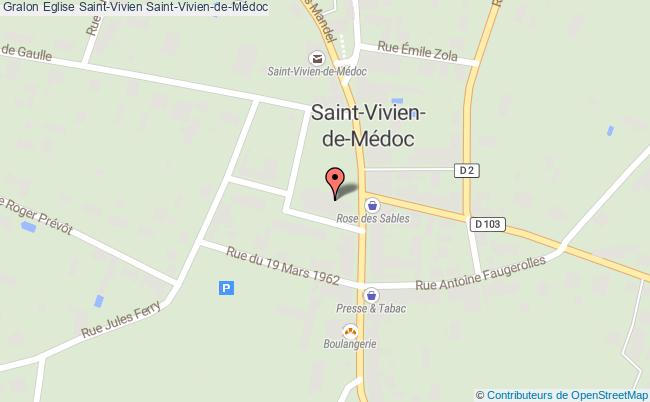 Eglise saintvivien Saintviviendemédoc tourisme