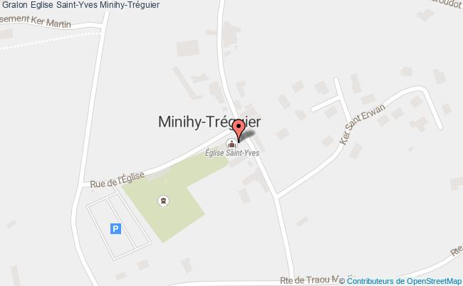 plan Eglise Saint-yves Minihy-tréguier Minihy-Tréguier