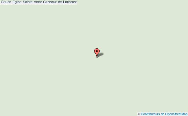 plan Eglise Sainte-anne Cazeaux-de-larboust Cazeaux-de-Larboust