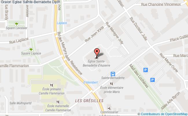 plan Eglise Sainte-bernadette Dijon Dijon